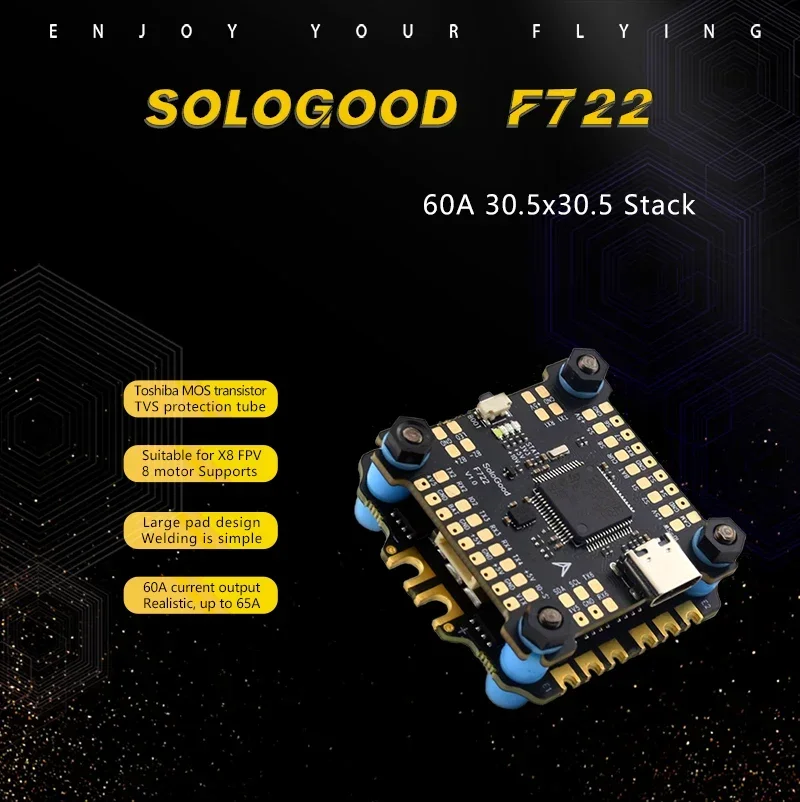 SoloGood F722 Stack ICM42688P  - Foxeer Reaper Extreme 2.5W Vtx ulasan dan harga